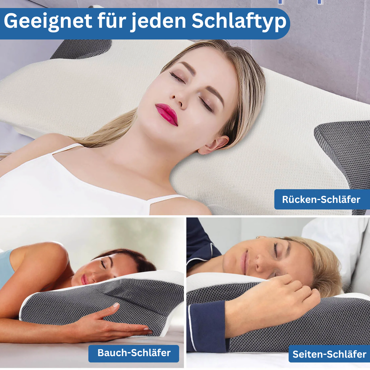 RelaxPlus Komfortkissen – ergonomisches Nackenstützkissen – Bild 5
