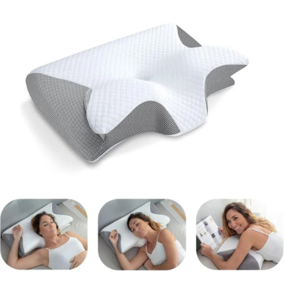 RelaxPlus Komfortkissen – ergonomisches Nackenstützkissen – Bild 3