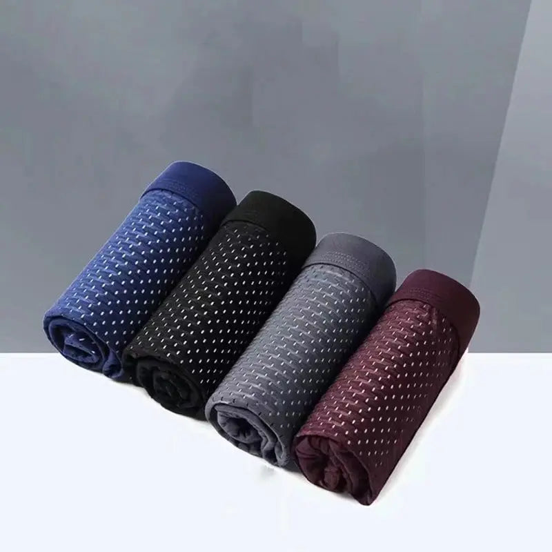 Aktiv Boxershorts für Herren – atmungsaktiv mit Lochgewebe – Bild 6